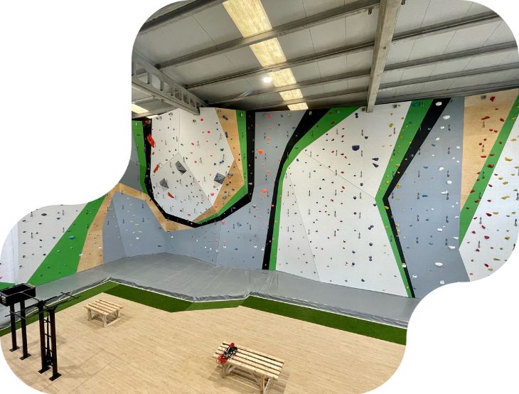 Escalada indoor, vías